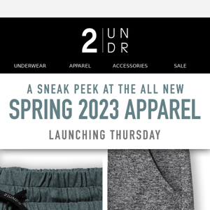 Launching Thursday: New Spring Apparel