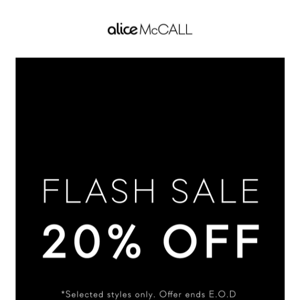 FLASH SALE - ENDS ON SUNDAY