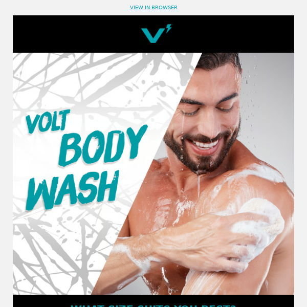 Volt Body Wash Sizes