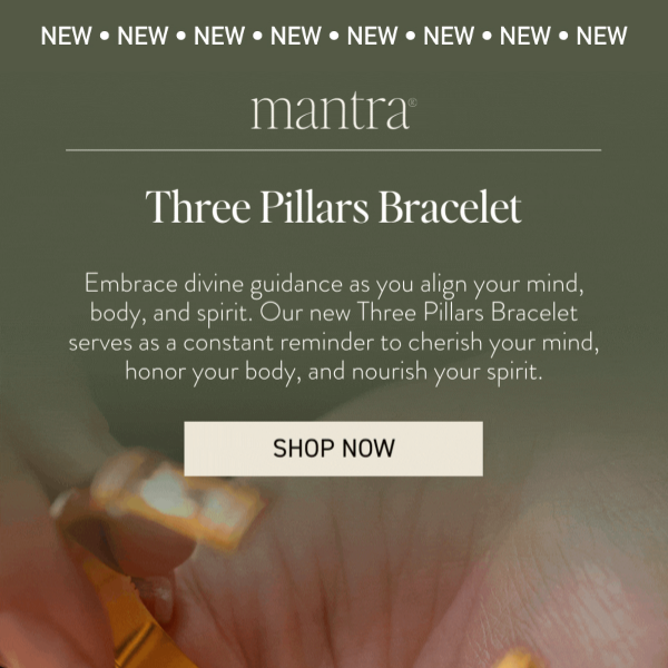 NEW: Three Pillars Bracelet 💛