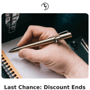 Last Chance: Discount Ends Tonight