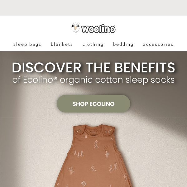 Discover the benefits of Ecolino Sleep Bags 🍃