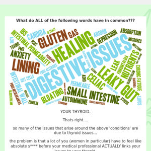 Thyroid issues....say no more 🧐