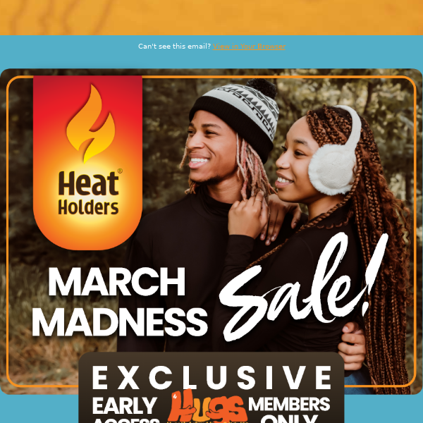 🤪 March Madness💲Event - Limited time, 20% off sitewide and 300 HUGS per purchase,Heat Holders.