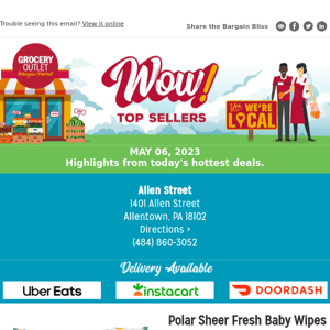 Wow! Deals for May 06, 2023