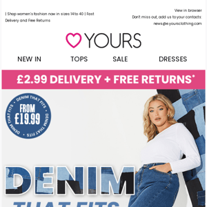 Denim Fit For Curves… The wait is over