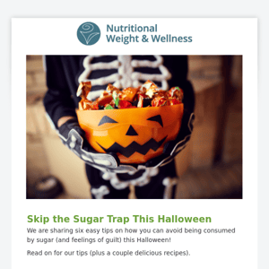 6 Tips to Avoid the Halloween Sugar Trap🎃