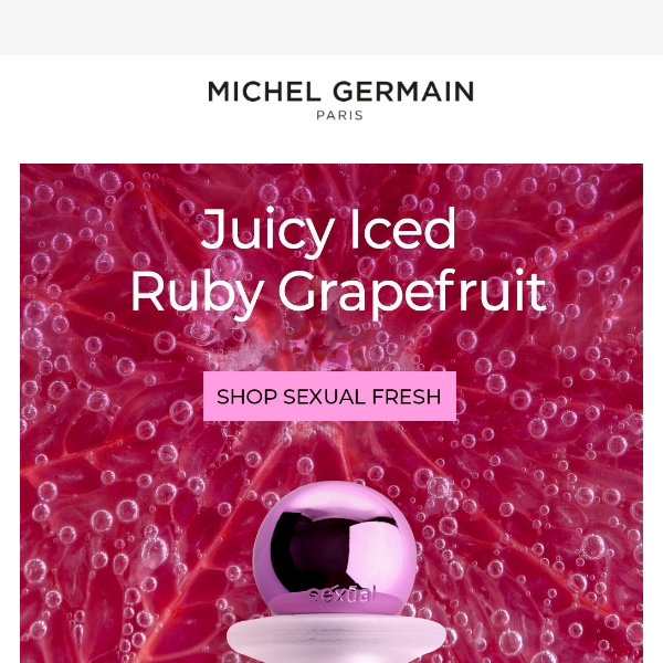 The sensuality of a juicy iced grapefruit