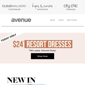 Final Hours: $24* Resort Dresses & Swim