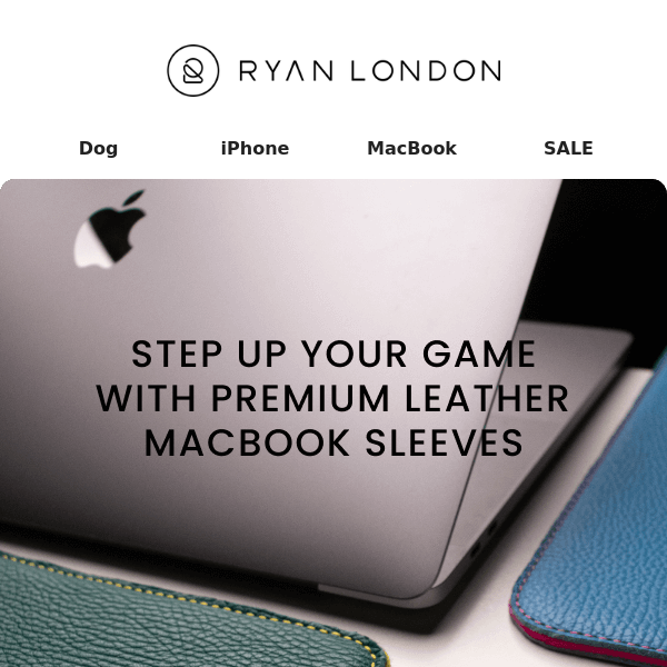 RYAN London Leather iPhone iPad MacBook Case, Sleeve and Wallet