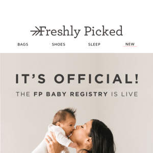It's Here! FP Baby Registry Has Arrived! 👶