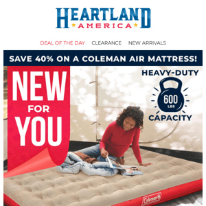 NEW for YOU✨ Save 40% on Coleman QuickBed + MORE
