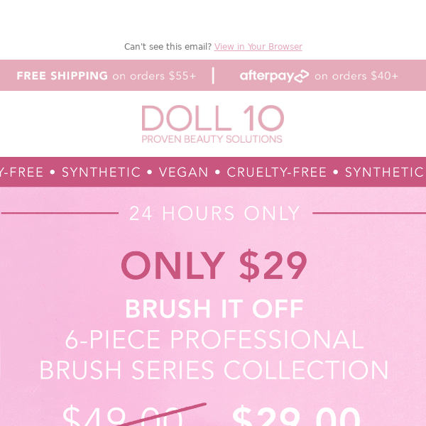 ✨😍$29 6PC BRUSH COLLECTION!