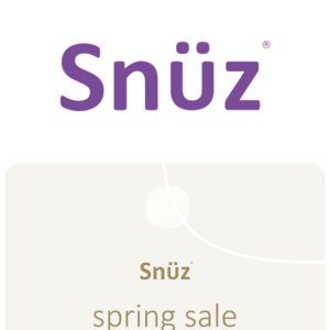 SAVE in our Spring Sale! 💜 20% OFF SnüzKot and a huge £25 OFF SnüzBaskit…