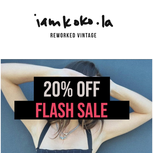 FLASH SALE!💥 20% TODAY ONLY! - I Am Koko La