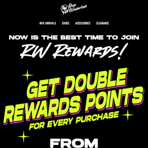 ⚠️GET 2X REWARDS POINTS FOR EVERY PURCHASE!
