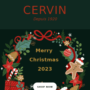 CERVIN Christmas: up to 25% off