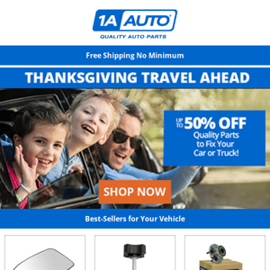 Just In! Thanksgiving Travel Savings Event!