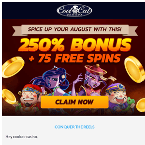 Conquer the Reels, CoolCat Casino!