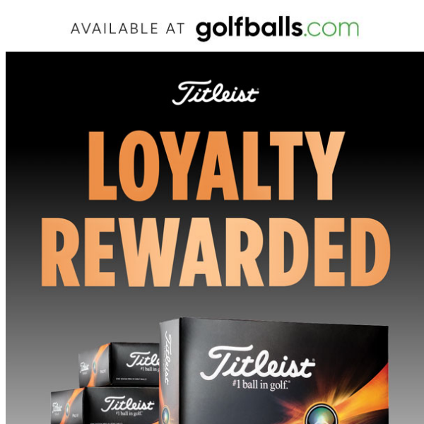 Special Titleist Offer: Buy 3 Dozen Golf Balls, Get 1 Dozen Free