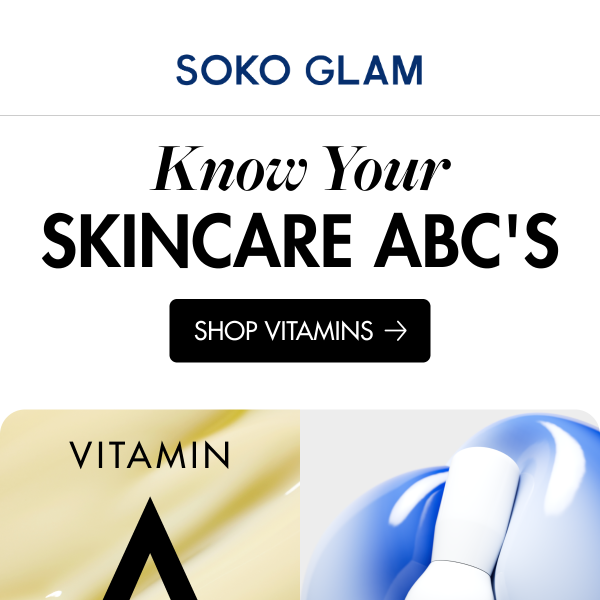 ⏲️ Reminder: Take Your (Skincare) Vitamins