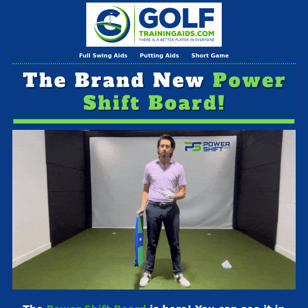 See how the Power Shift Board works! 🏌️‍♂️