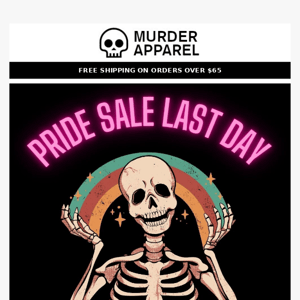 Last Day: Pride Sale 20% Off Everything 🦄