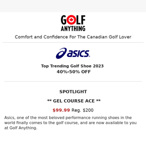 🔥 ASICS 🔥 40%- 50% Off  ⭕ TOP TRENDING MEN'S GOLF SHOES