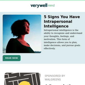 5 Signs You Have Intrapersonal Intelligence