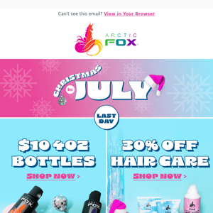 Last Day of Christmas in July Deals!