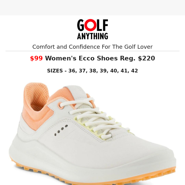 ⭐$99 ECCO ⭐ Women's Golf Shoes Reg $220