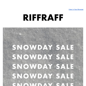 SITEWIDE SNOWDAY SALE!
