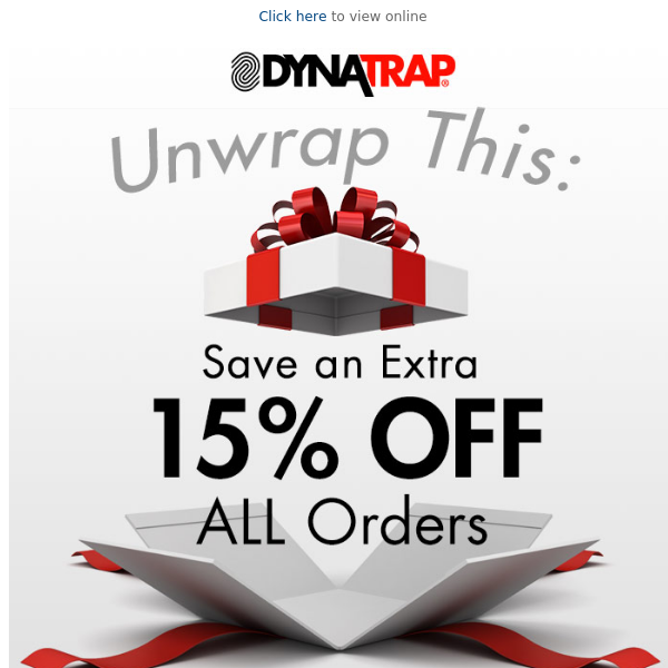 Our Gift to You: 15% OFF Today Only!