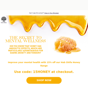 15% off 🍯 for Your Mental Wellness 😌