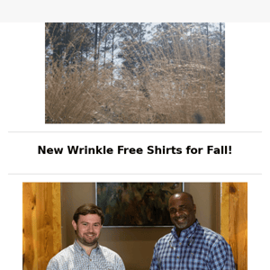 New Wrinkle Free Shirts for Fall! 🍂