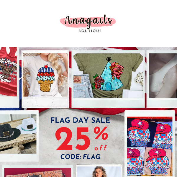 Flag Day Flash Sale! 🇺🇸 25% Off All Anagails - Only 24 Hours!