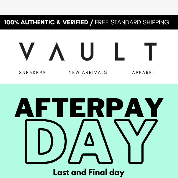 🚨Afterpay Day Final Hours🚨