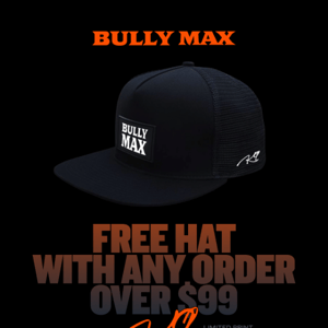 Get a Free Hat When You Spend Over $99 🧢