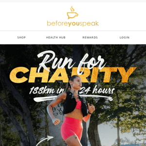 Run For Charity with BYS Ambassador Vanessa