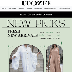 A Fresh Look - New Arrivals in Women's Fashion!