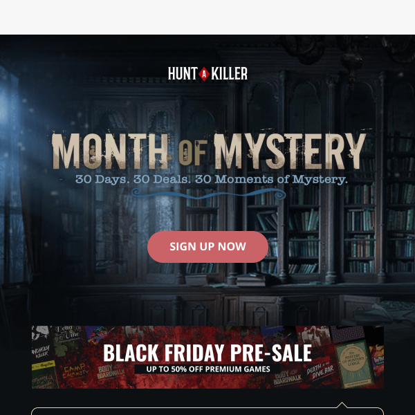 [Month of Mystery] A killer surprise for you