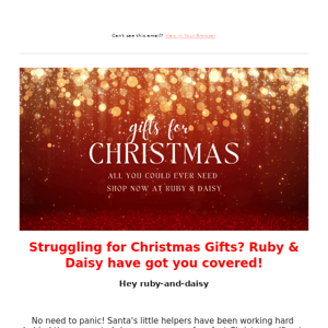 🎁 Struggling for Struggling for Christmas Gifts? Ruby & Daisy have got you covered!🎁