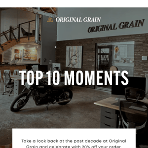 Top ten moments from a decade at OG 🎉