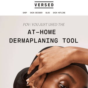 The once-weekly skin tool for instant results