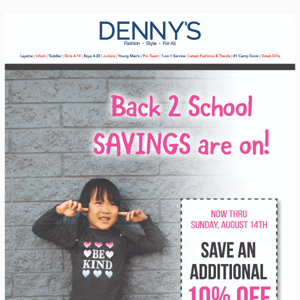 📓✏️ Back To School Savings Are On!