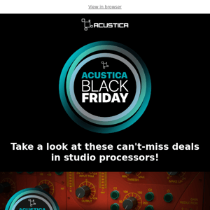 Take a look at these can't-miss deals in studio processors!
