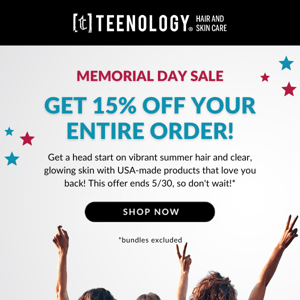 Memorial Day Sale is LIVE! 🎆