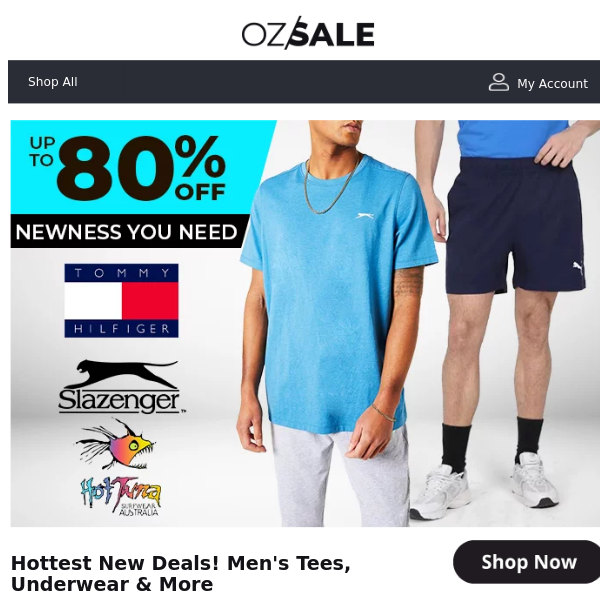 HOT New Apparel Deals Up To 80% Off