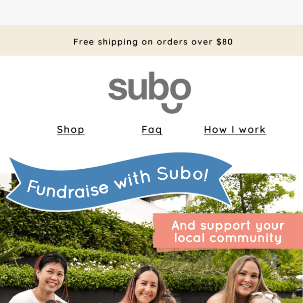 In Case You Missed It - Fundraise with Subo! 💙