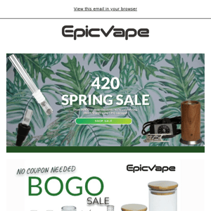 420 Sale Ends Soon! Up To 50% Off + BOGO + Free Shipping